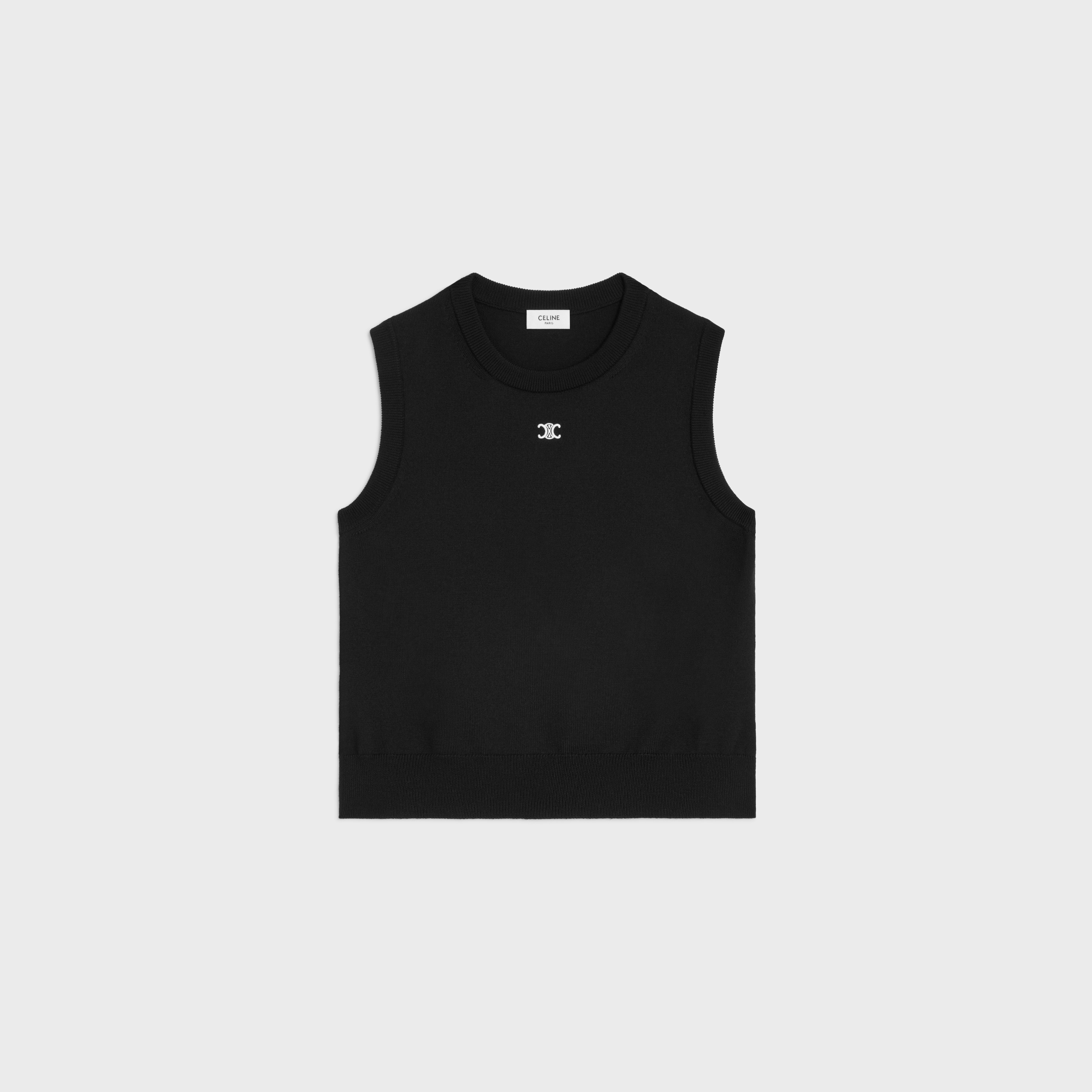 top IN fine wool - BLACK | CELINE